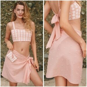 Anthropologie, The Fiona Pearl Embellished Sarong by Celandine
